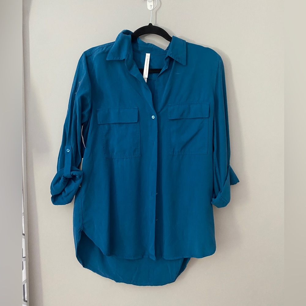 Babaton Blue Utility Button-up